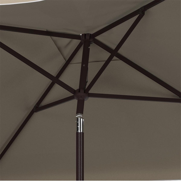Safavieh 7.5 ft. Zimmerman Square Umbrella Beige & White PAT8400C - main